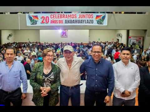 Roberto Sánchez estuvo en 'celebración' del Andahuaylazo