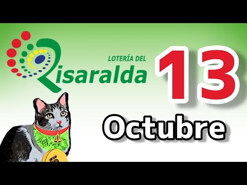 Resultado LOTERIA DEL RISARALDA Viernes 13 de Octubre de 2023