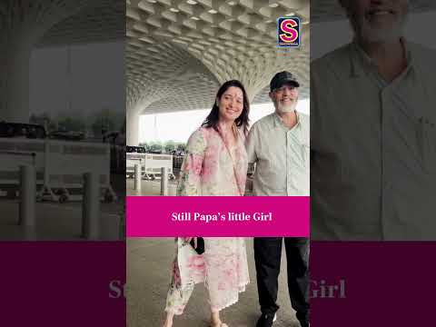 Father Daughter Duo: Tamannaah Bhatia With Her Father Being All Cutesy | #shorts | N18S | News18