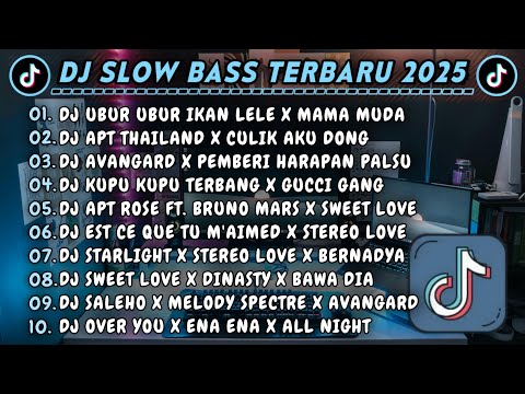 DJ SLOWBASS TERBARU 2025 || DJ UBUR UBUR IKAN LELE X MAMA MUDA || DJ APT THAILAND X CULIK AKU DONG