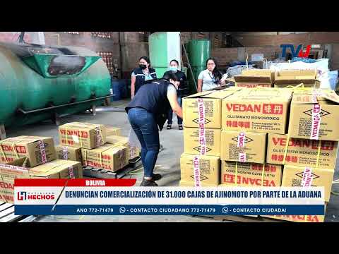 DENUNCIAN COMERCIALIZACIÓN DE 31.000 CAJAS DE AJINOMOTO POR PARTE DE LA ADUANA