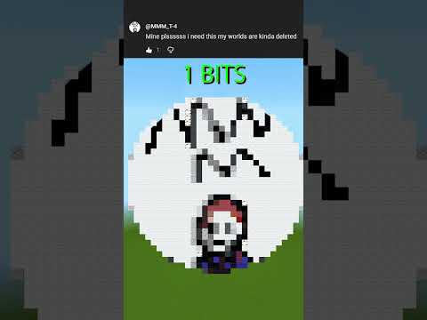 My Subscriber Satisfying Pixel Art in Minecraft! 361 #effectking #shorts #gaming #minecraft