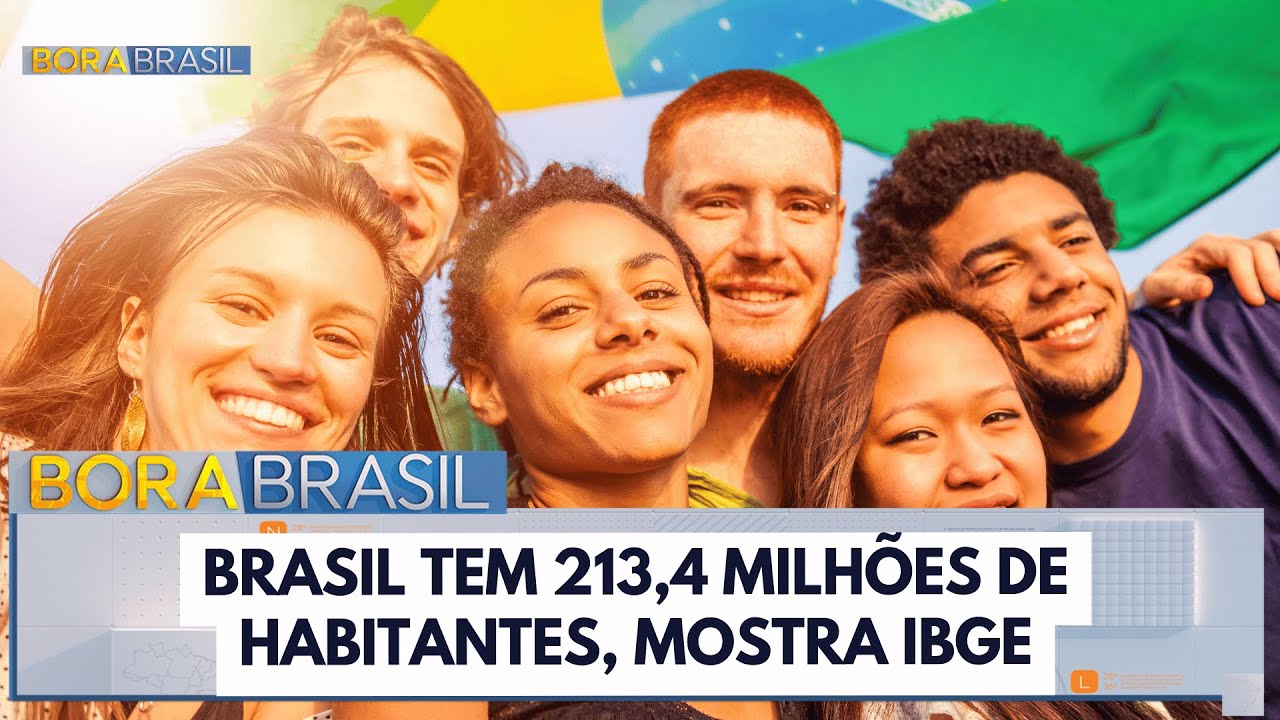 População brasileira passa de 213 milhões; SP é o estado mais populoso