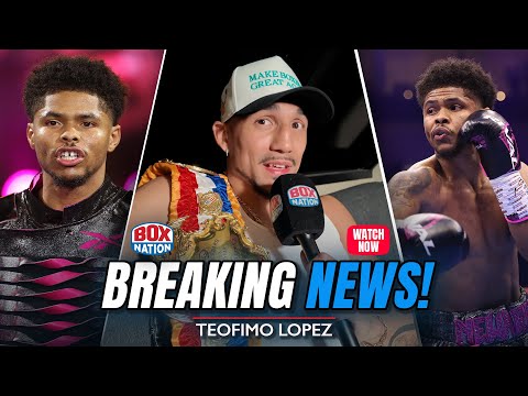 EXCLUSIVE! – Teofimo Lopez CONFIRMS Shakur Stevenson Fight Is DONE