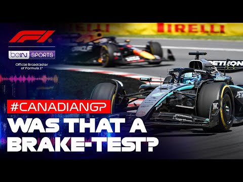 George Russell allegedly brake-tests Max Verstappen under the safety car! | F1 Canadian Grand Prix 2