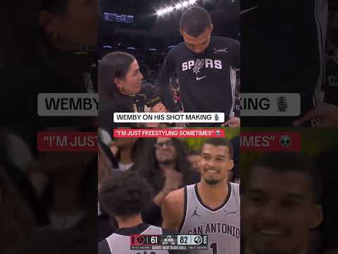 Wemby’s on creative mode 🎨