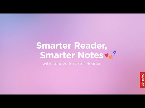 Lenovo Idea Tab Pro Gen 2 - Smarter Reader
