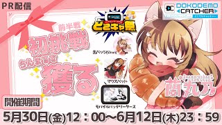 【第65回どこキャ祭】オンラインクレーンゲームに初挑戦！限定らんまるグッズを獲る！【PR配信】
