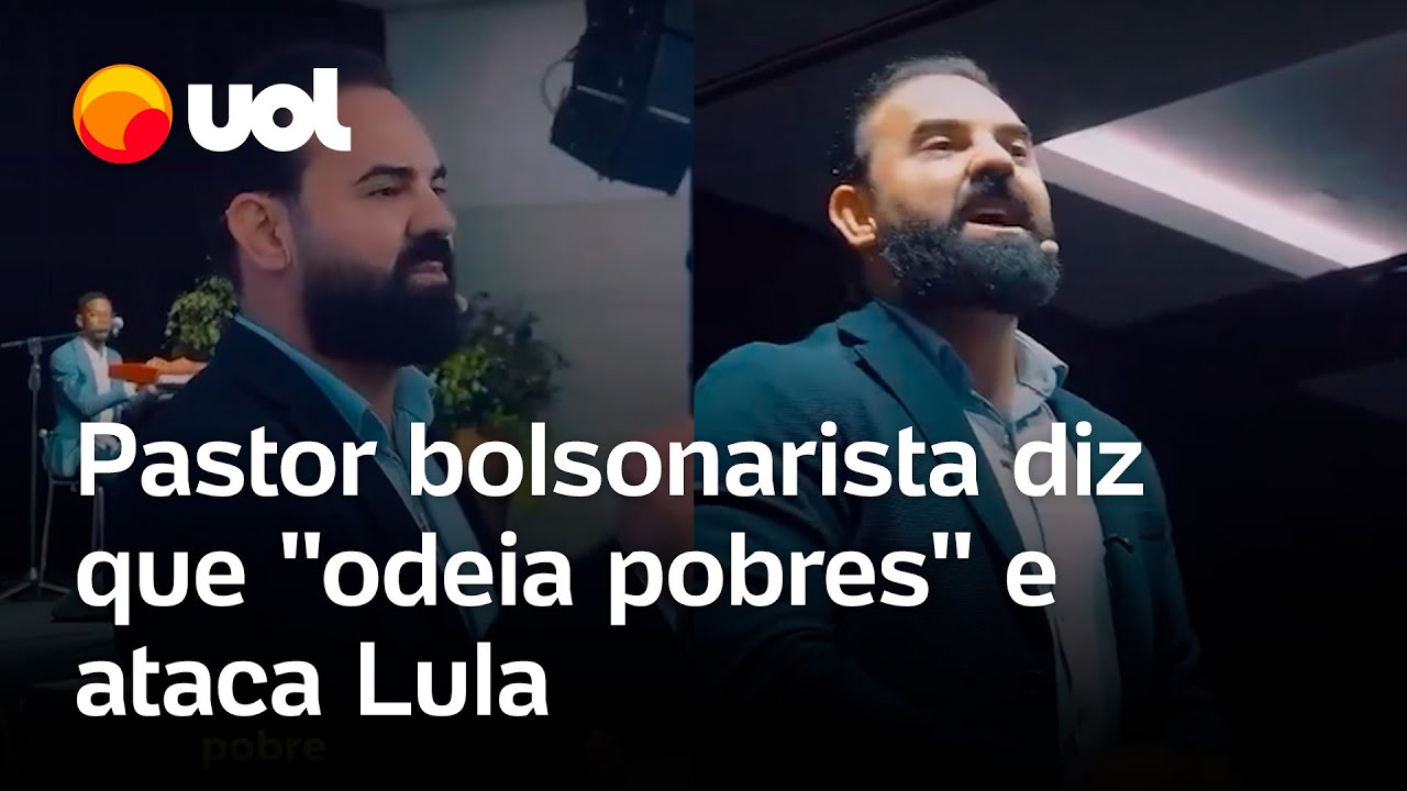 Pastor bolsonarista diz que odeia pobres e viraliza ao negar pobreza de Jesus veja vídeo