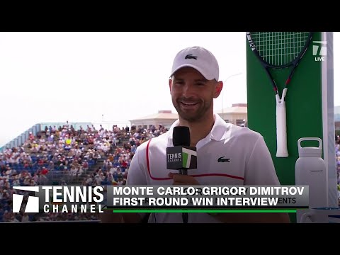 Grigor Dimitrov Enjoying Company of His Mother This Week | Monte Carlo First Round