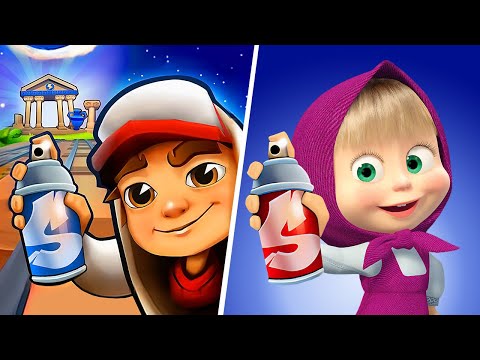 Subway Surfers VS Masha And The Bear, Subway Surfers Game Playing, Subway Surfers Gameplay Mobile