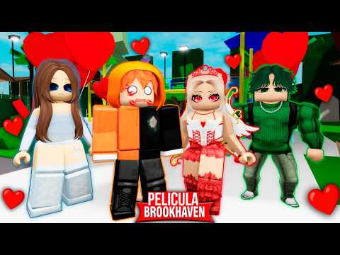 LA FIESTA DE CUPIDO 😍❤️ BROOKHAVEN PELICULA 🏡