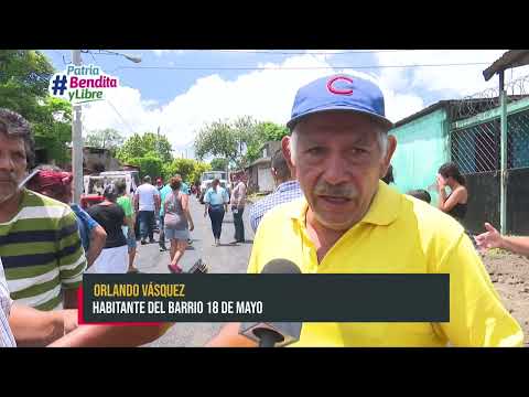 Barrio 18 de Mayo en Managua contará con 5 nuevas calles - Nicaragua