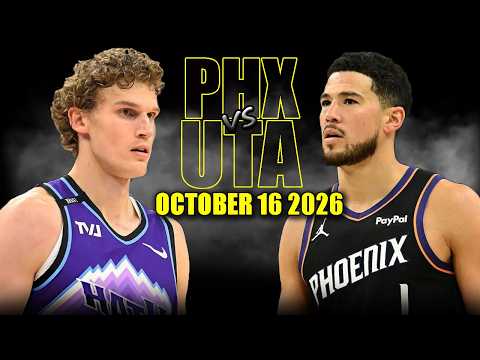 피닉스 선즈 대 유타 재즈 풀게임 하이라이트 - 2026년 10월 16일 | NBA Preseason