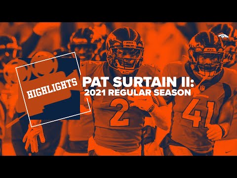 Pat Surtain II's top plays of the 2021 regular season video clip