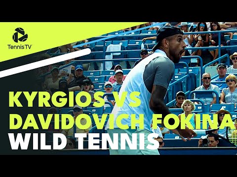 Kyrgios vs Davidovich Fokina WILD Tennis! | Cincinnati 2022 Highlights