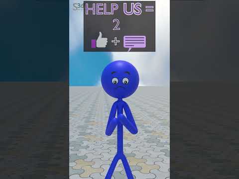 HELP Pacman be saved in a cinematic style 4 🙏😂🙏 #friendship #pacman #stickman