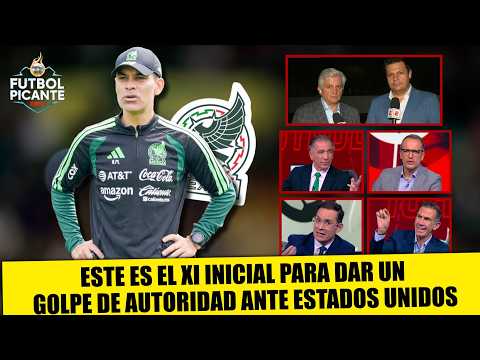 ASÍ SERÁ el <strong>ONCE</strong> TITULAR de MÉXICO ante ESTADOS UNIDOS. GIL MORA está DISPONIBLE | Futbol Picante