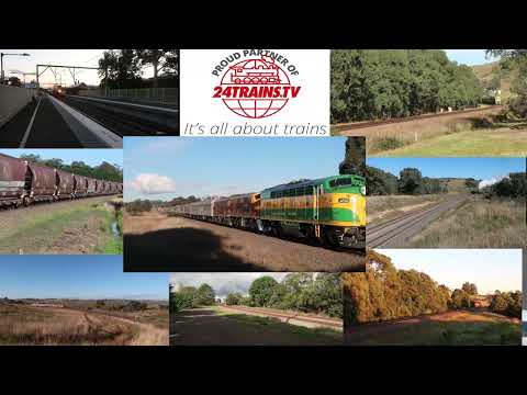Trainspotting the Australian way -Alco #4490 in action | Treinspotten op de Australische manier