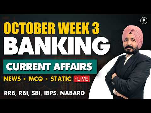 Weekly Banking Current Affairs | October Week 3 | Parcham Classes