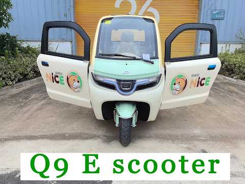 Q9 Full enclosed electric scooter-the moped electric no need license In Vancouver