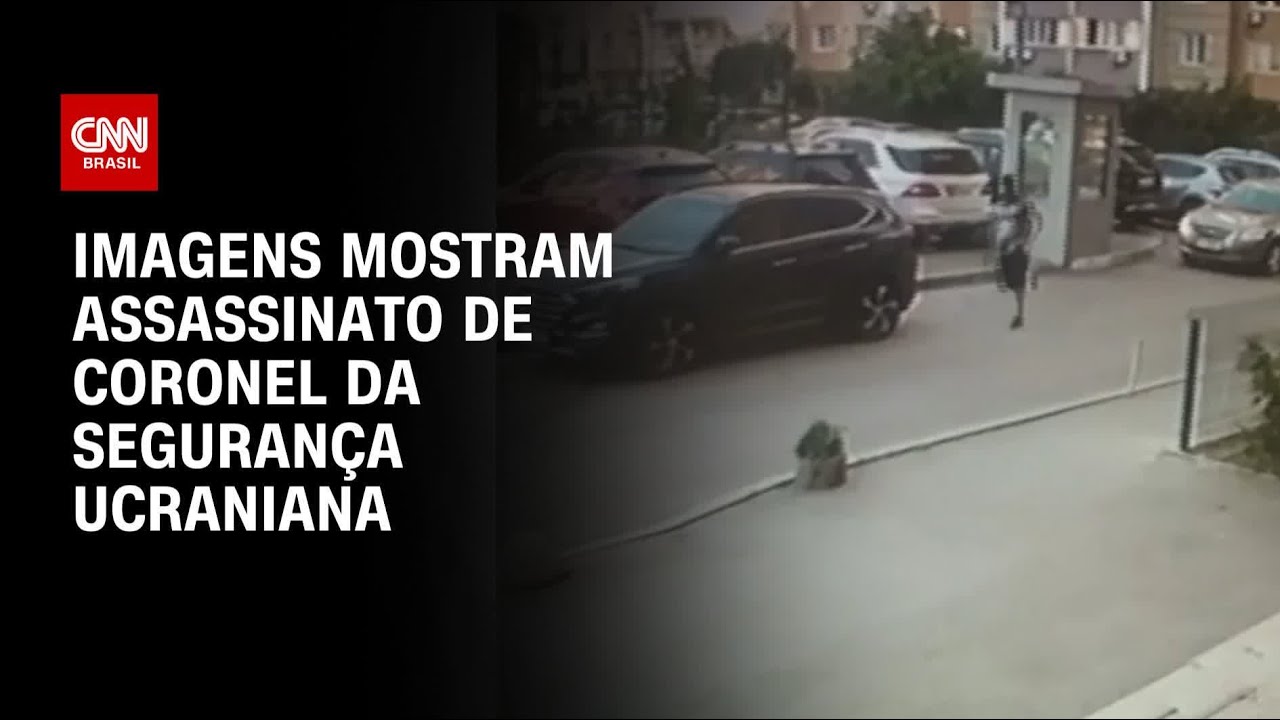 Mídia ucraniana divulga vídeo de assassinato de coronel da Inteligência | CNN BRASIL