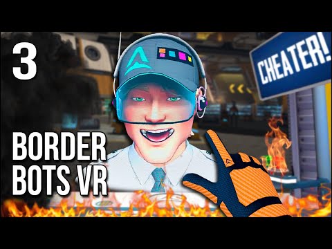 Border Bots VR | Part 3 | My Rival BROKE My Booth To Win A ...