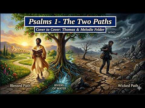 Psalms 1 - The Two Paths #Cover2Cover Bible Study : 6am -7 am est Live