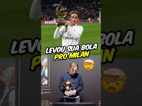POR QUE O <strong>MODRIC</strong> LEVOU SUA BOLA PRO MILAN?😳