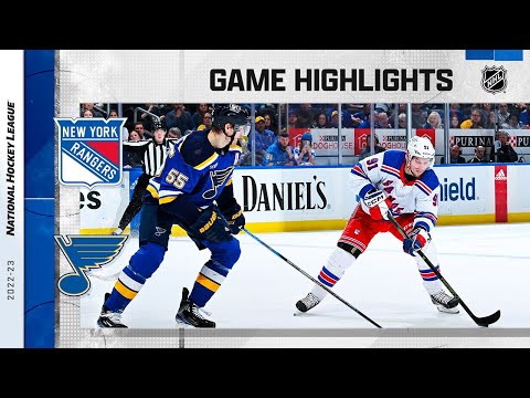 Rangers @ Blues 4/6 | NHL Highlights 2023