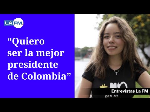 Jerome Sanabria, líder juvenil habló de su sueño de ser presidenta de Colombia