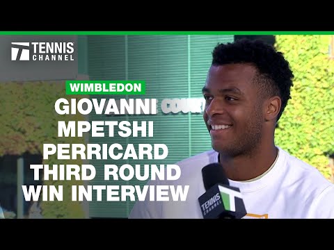 Giovanni Mpetshi Perricard on Comparisons to Victor Wembanyama | 2024 Wimbledon 3rd Round