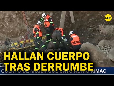 Emergencia en Perú: Hallan cuerpo de mujer que cayó al río Rímac junto a su hijo tras derrumbe