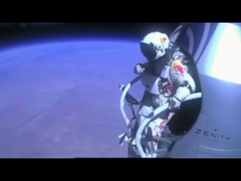 World record highest free jump from space. #reels #yt #ytviral #music #space #freejump #worldrecord #music #freebird