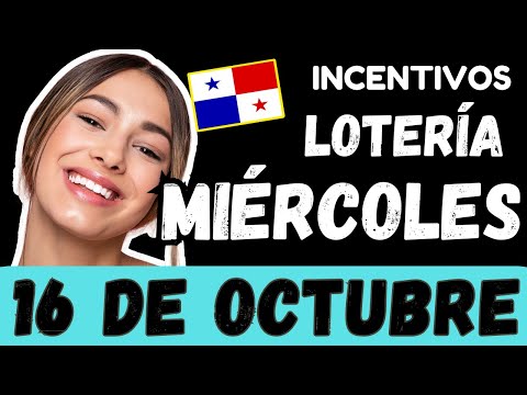 Premios de Incentivos Para Miercoles 16 de Octubre 2024 Sorteo Miercolito Lotería Nacional de Panamá