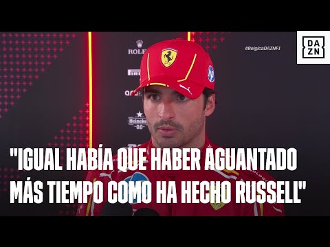 Carlos Sainz reconoce que se pudo hacer más con la estrategia tras el GP de Bélgica