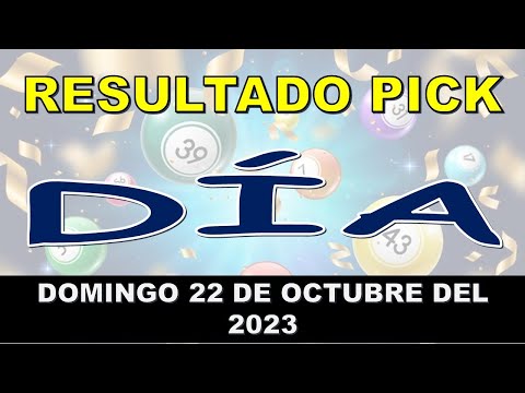RESULTADO PICK DEL MEDIODÍA DEL DOMINGO 22 DE OCTUBRE DEL 2023 /LOTERÍA DE ESTADOS UNIDOS/