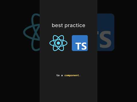 The cleanest way to type React props