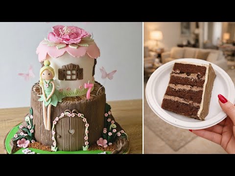 ماتحملت اريدكم تشوفوها🙊 🥹 تزيين كيك بعجينة السكر | مجسمات عجين السكر| fondant 