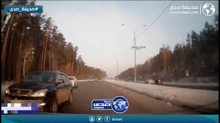 حادث مروع لسائق