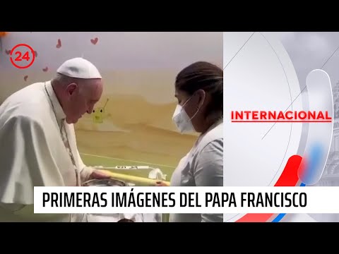 Primeras imágenes de Papa Francisco desde hospitalización
