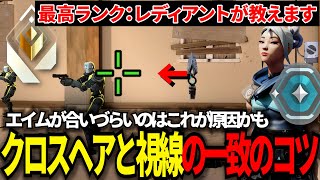 エイムが上手じゃない・スランプになった人向け「クロスヘアと視線の一致」をやりやすくする練習方法を教えます【最高レディアントが解説】