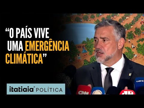 PAULO PIMENTA DIZ QUE GOVERNO LULA PREPARA MEDIDAS PARA ENFRENTAR CRISE CLIMÁTICA