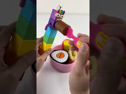 Numberblocks 7 Feeling Hungry & Eating Too Much Japanese Sushi