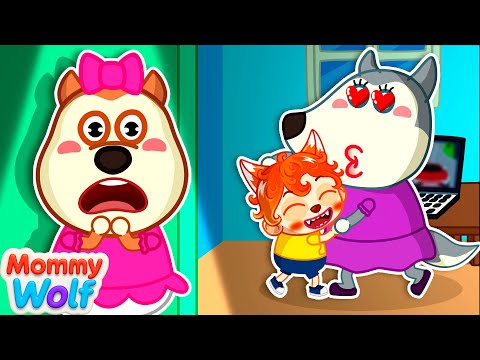 Don't Be Jealous, Lucy! 🥺💔 Mommy Always Love You | Stories About Mommy Wolf Family