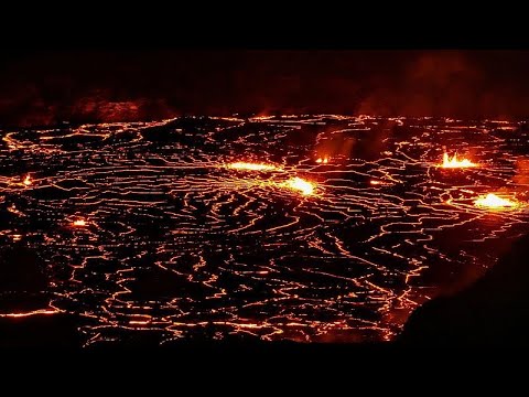 O vulcão Kilauea entrou novamente em erupção