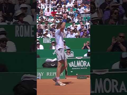 Andrey Rublev KISSES The Net After Luck Shot 😘