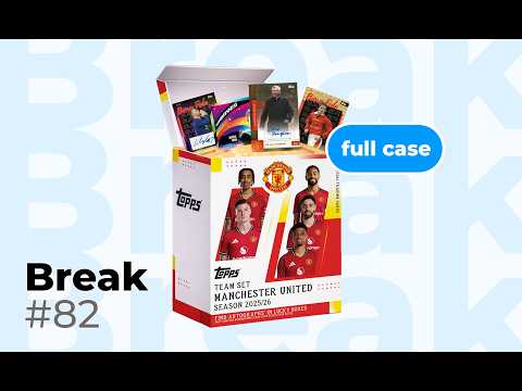 Break #82 #83 [FULL-CASE] MANCHESTERU UNITED 20x Team Set & Los Blancos Real Madrid