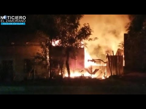 Incendio consume vivienda en el Cantón Santa Clara en Pasaquina