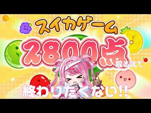 【#スイカゲーム 】2800點取るまで終わりたくない!!【縁＝EN/花瑠海ある】